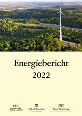 Titelblatt der Broschüre Energiebericht 2022