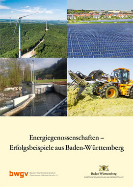 Cover der Broschüre: Energiegenossenschaften - Erfolgsbeispiele aus Baden-Württemberg