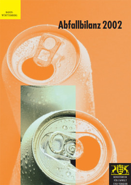 Titelblatt der Abfallbilanz 2002