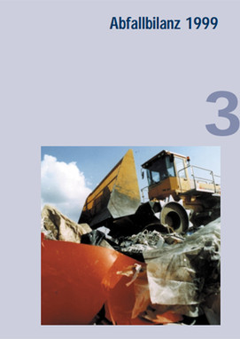 Titelblatt der Abfallbilanz 1999