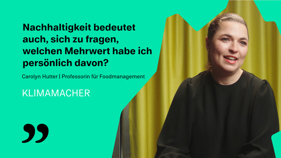 Vorhang auf für Carolyn Hutter, Professorin für Foodmanagement