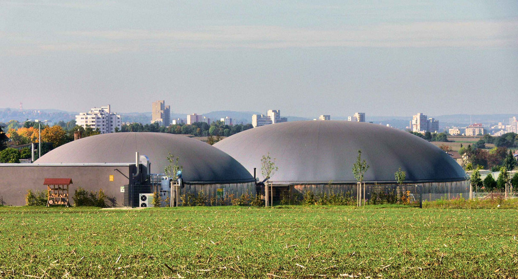 Biogasanlage der Stadtwerke in Fellbach (Bild: © Lothar Knop, Stadtwerke Fellbach)