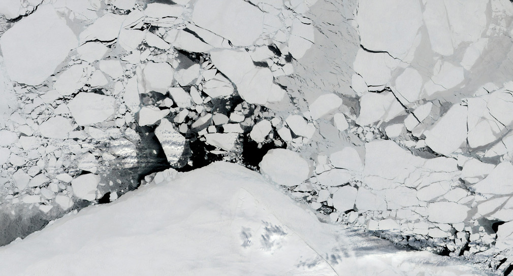 Satellitenbild der Beaufort-See