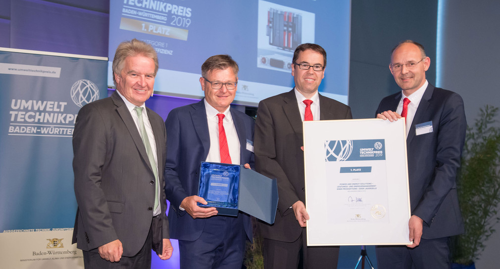 SEW-Eurodrive GmbH & CO. KG belegt den 1. Platz in der Kategorie Energieeffizienz.