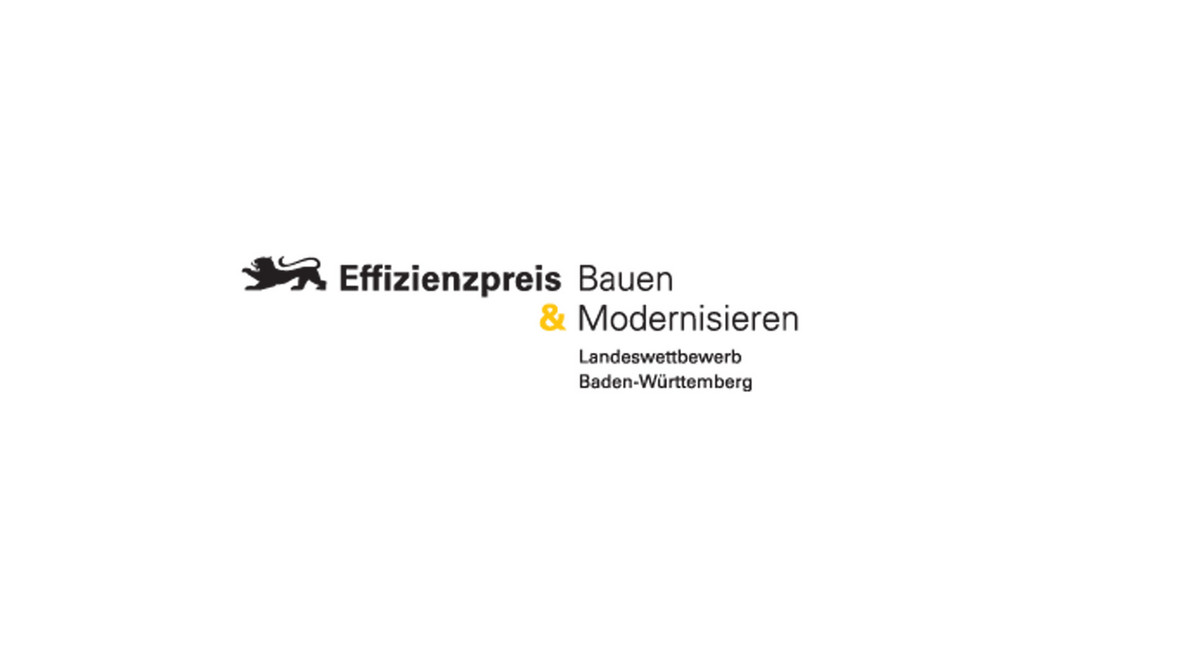 Logo: Effizienzpreis Bauen und Modernisieren – Landeswettbewerb Baden-Württemberg