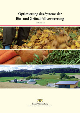 Titelblatt des Leitfadens Optimierung des Systems der Bio- und Grünabfallverwertung