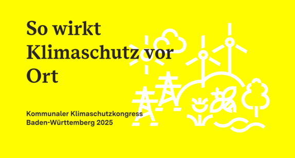 Wimmelbild mit Symbolen für Umwelt und Klimschutz