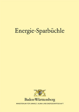 Titelblatt des Energiesparbüchle