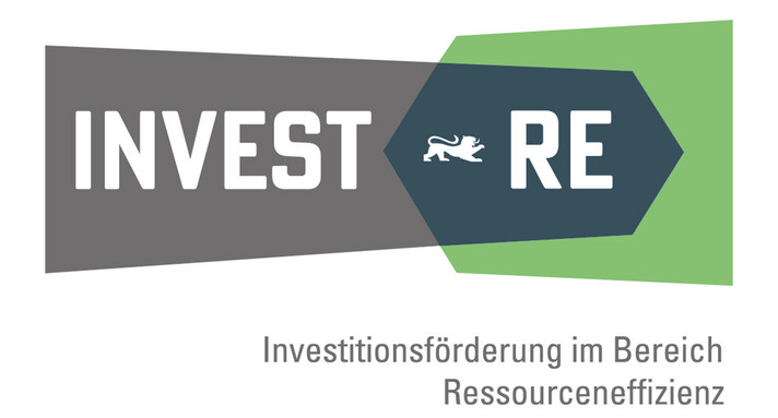 Logo des Förderprogramms InvestRE zur Investitionsförderung im Bereich Ressourceneffizienz