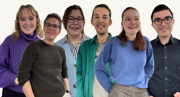 Die neuen Mitglieder des Jugend-Klima-Rats (von links): Hanna-Marie, Yannick, Alina, Tobias, Leni und Simon
