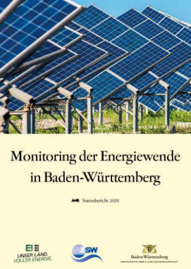 Titelblatt des Statusberichts 2020 Monitoring der Energiewende in Baden-Württemberg