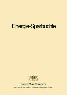 Titelblatt der Publikation Energiesparbüchle 2022