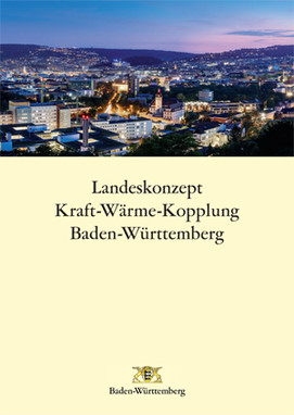 Titelblatt Landeskonzept Kraft-Wärme-Kopplung Baden-Württemberg