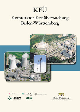 Titelblatt des Faltblatts Kernreaktor-Fernüberwachung Baden-Württemberg