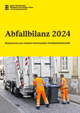 Abfallbilanz 2024: Titelblatt