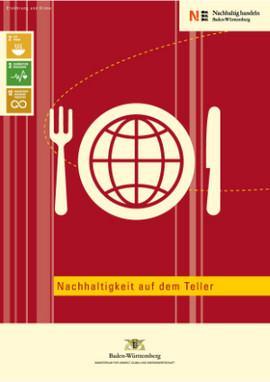 Titelblatt des Themenhefts Nachhaltigkeit auf dem Teller