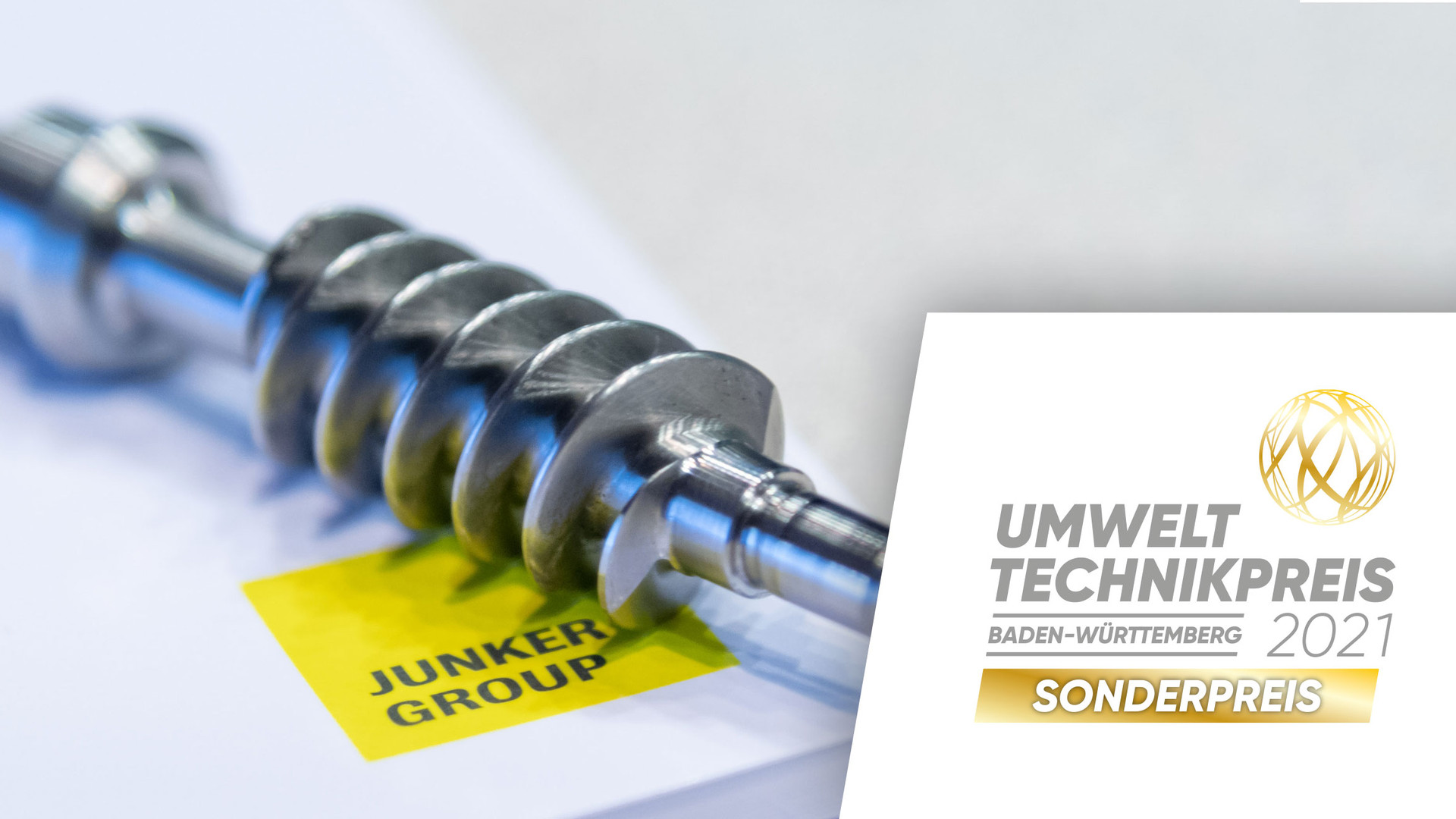 Der diesjährige Sonderpreis ging an die JUNKER Maschinenfabrik GmbH.