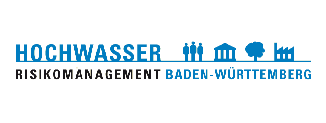 Logo Hochwasserrisikomanagement Baden-Württemberg