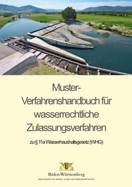 Titelblatt des Muster-Verfahrenshandbuchs für wasserrechtliche Zulassungverfahren