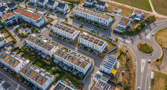 Neubaugebiet in Plochingen, Baden-Württemberg