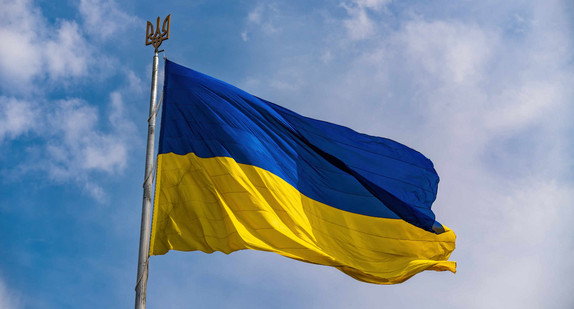 Flagge der Ukraine