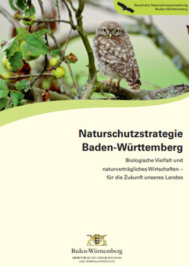 Titelblatt der Broschüre Naturschutzstrategie Baden-Württemberg (Langfassung)