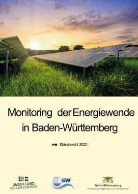 Titelblatt des Statusberichts 2022 Monitoring der Energiewende in Baden-Württemberg