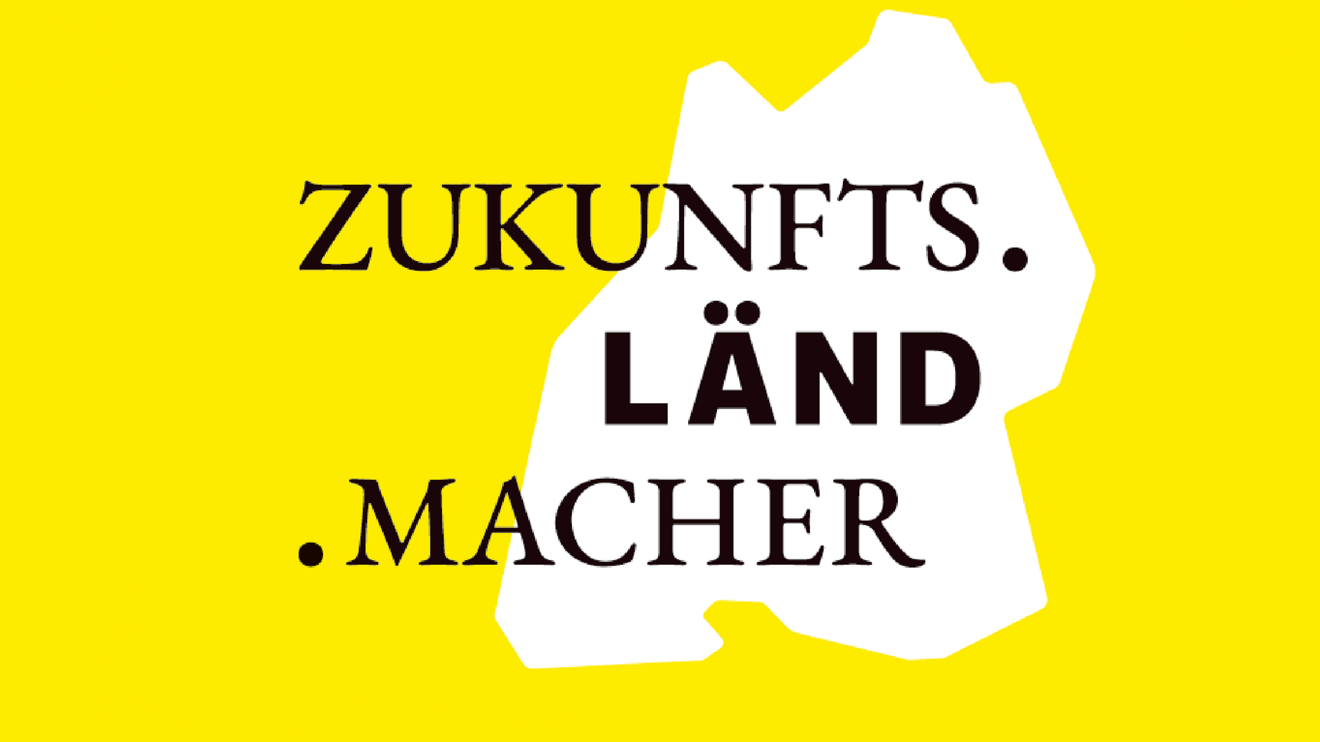 Plakette „ZUKUNFTS.LÄND.MACHER“