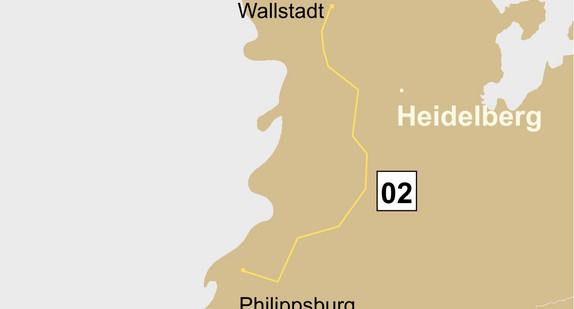 Vorhaben 2:  Osterath – Philippsburg (Ultranet)