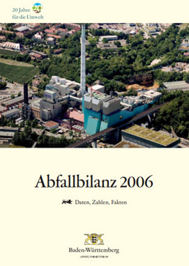 Titelblatt der Abfallbilanz 2006