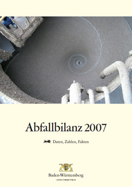 Titelblatt der Abfallbilanz 2007