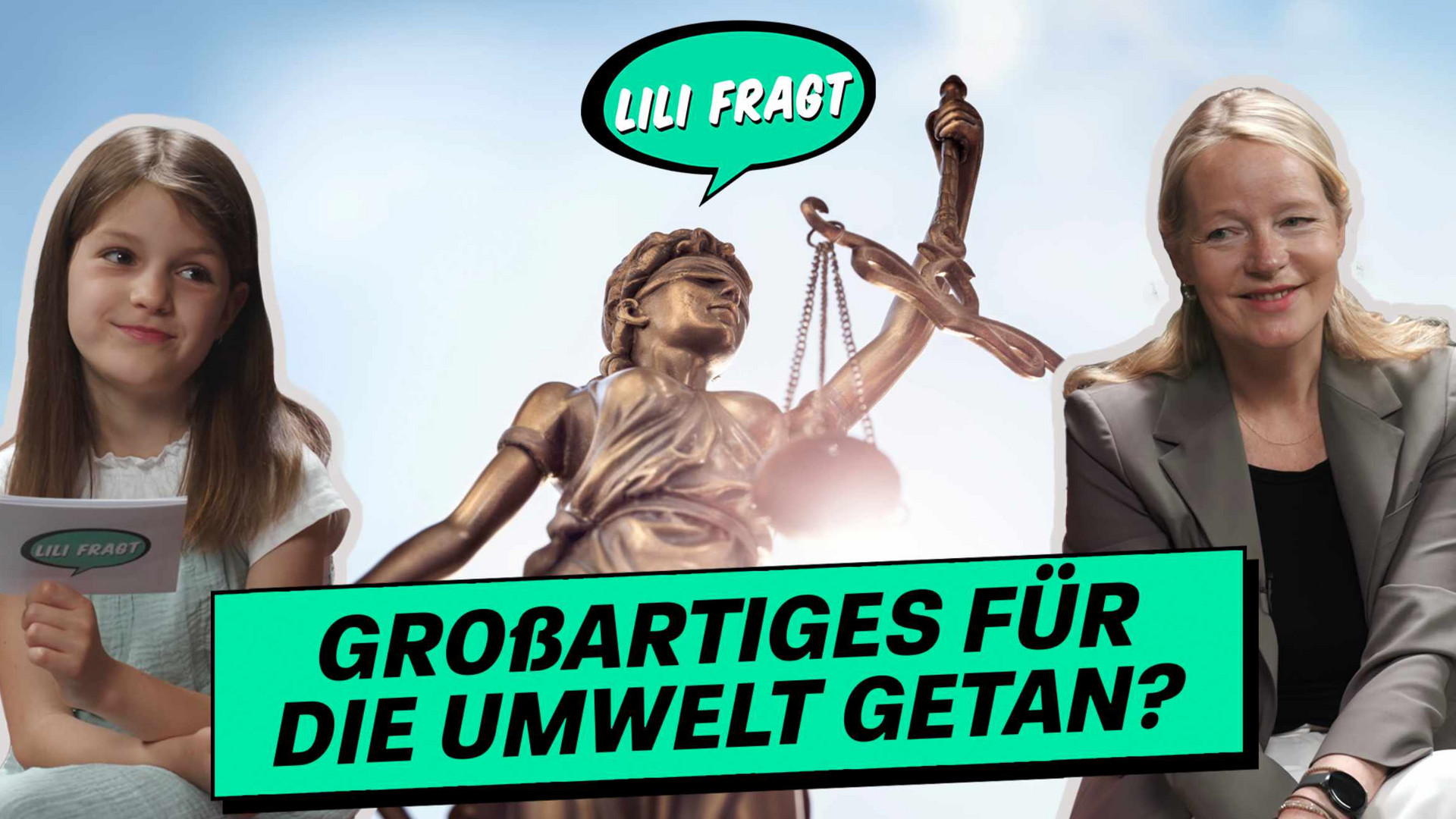 Kinderreporterin Lili befragt Umweltministerin Thekla Walker