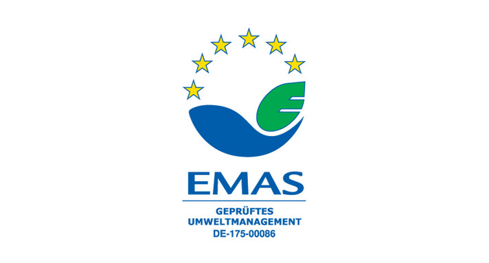 Erstes Ministerium in Baden-Württemberg mit dem EMAS-Logo Umwelterklärung (EMAS-zertifiziert) 