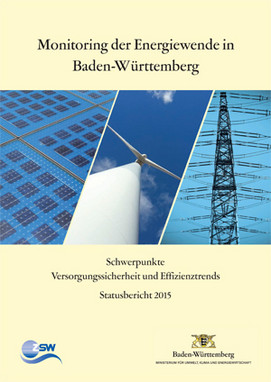 Titelblatt des Statusberichts 2015 Monitoring der Energiewende in Baden-Württemberg