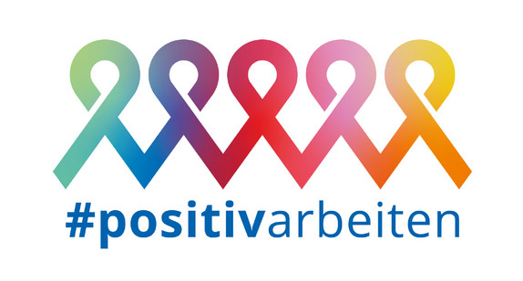 Logo #positivarbeiten