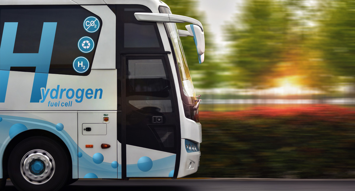 Wasserstoff-Brennstoffzellen-Bus
