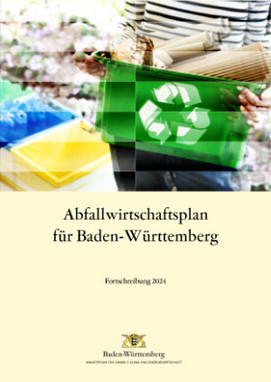 Abfallwirtschaftsplan für Baden-Württemberg: Fortschreibung 2024 (Titelblatt)