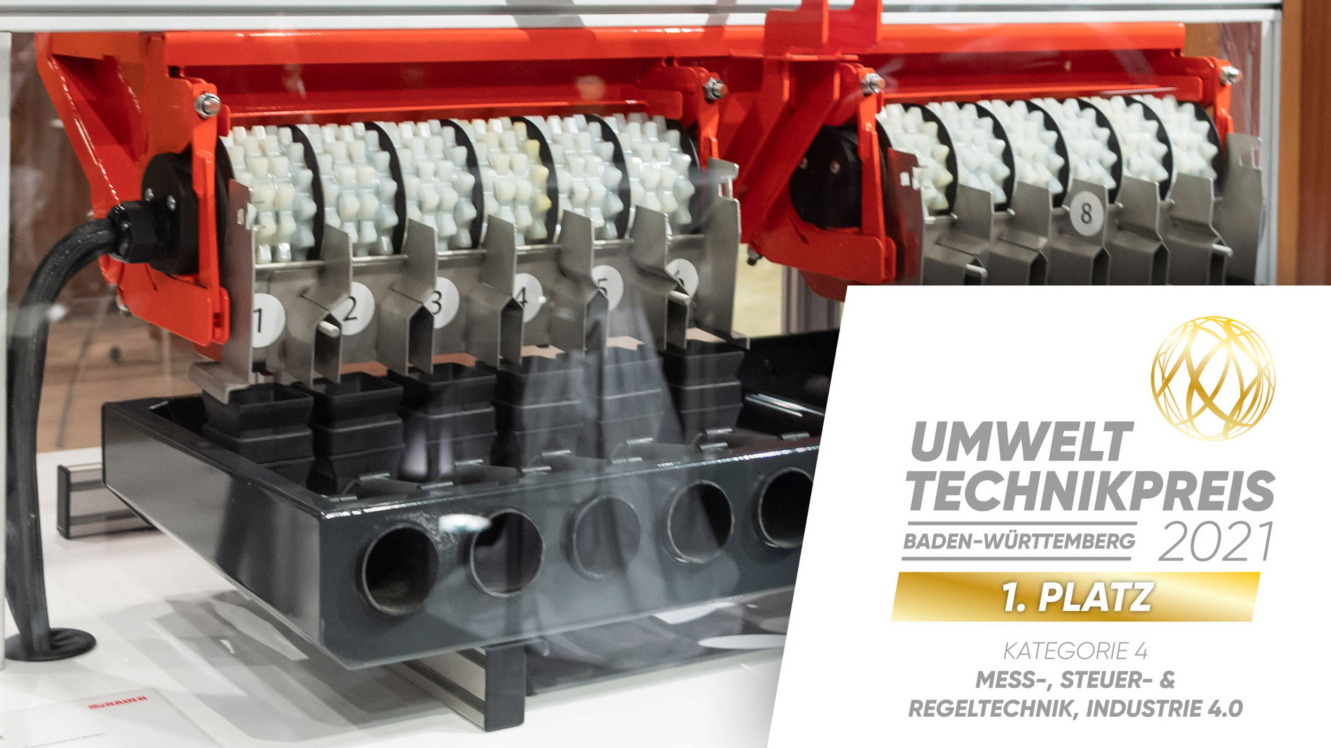 Der erste Platz in der 4. Kategorie Mess-, Steuer- und Regeltechnik, Industrie 4.0 ging an die Firma RAUCH Landmaschinenfabrik GmbH.