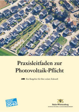 Titelblatt Praxisleitfaden Photovoltaikpflicht