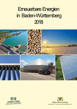 Titelblatt der Broschüre Erneuerbare Energien in Baden-Württemberg