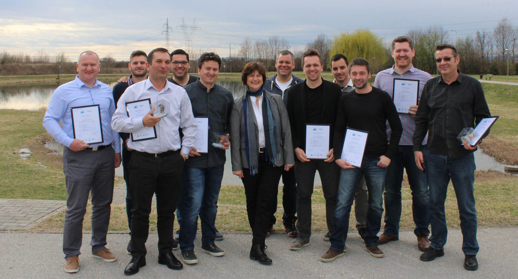 Dr. Heike Burghard (TCC Danubius) together with participants of the Wastewater Treatment Plant (WWTP) Manager training.