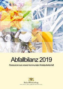 Titelblatt der Broschüre Abfallbilanz 2019