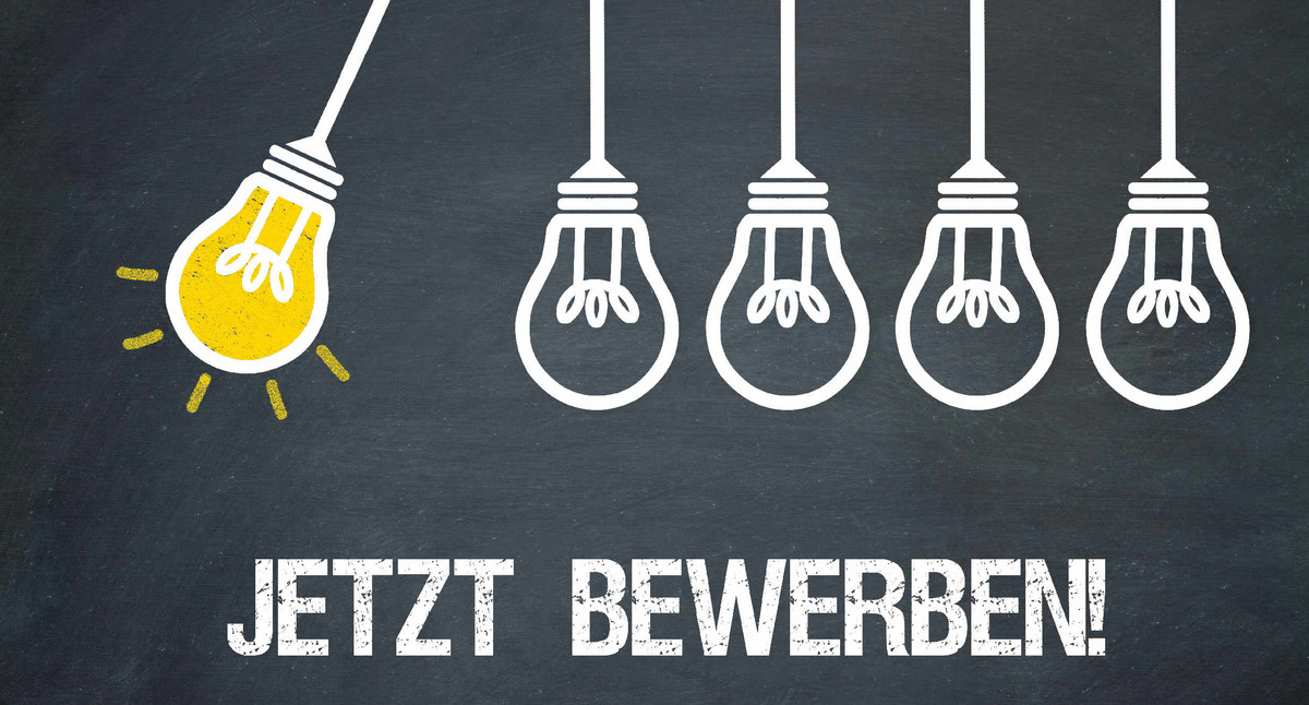 Glühlampen mit dem Schriftzug jetzt bewerben