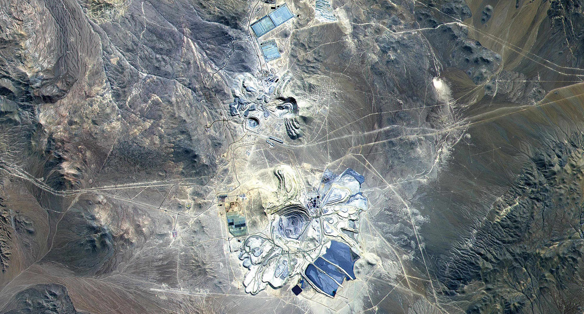 Mine Escondida in der Atacama-Wüste, Chile