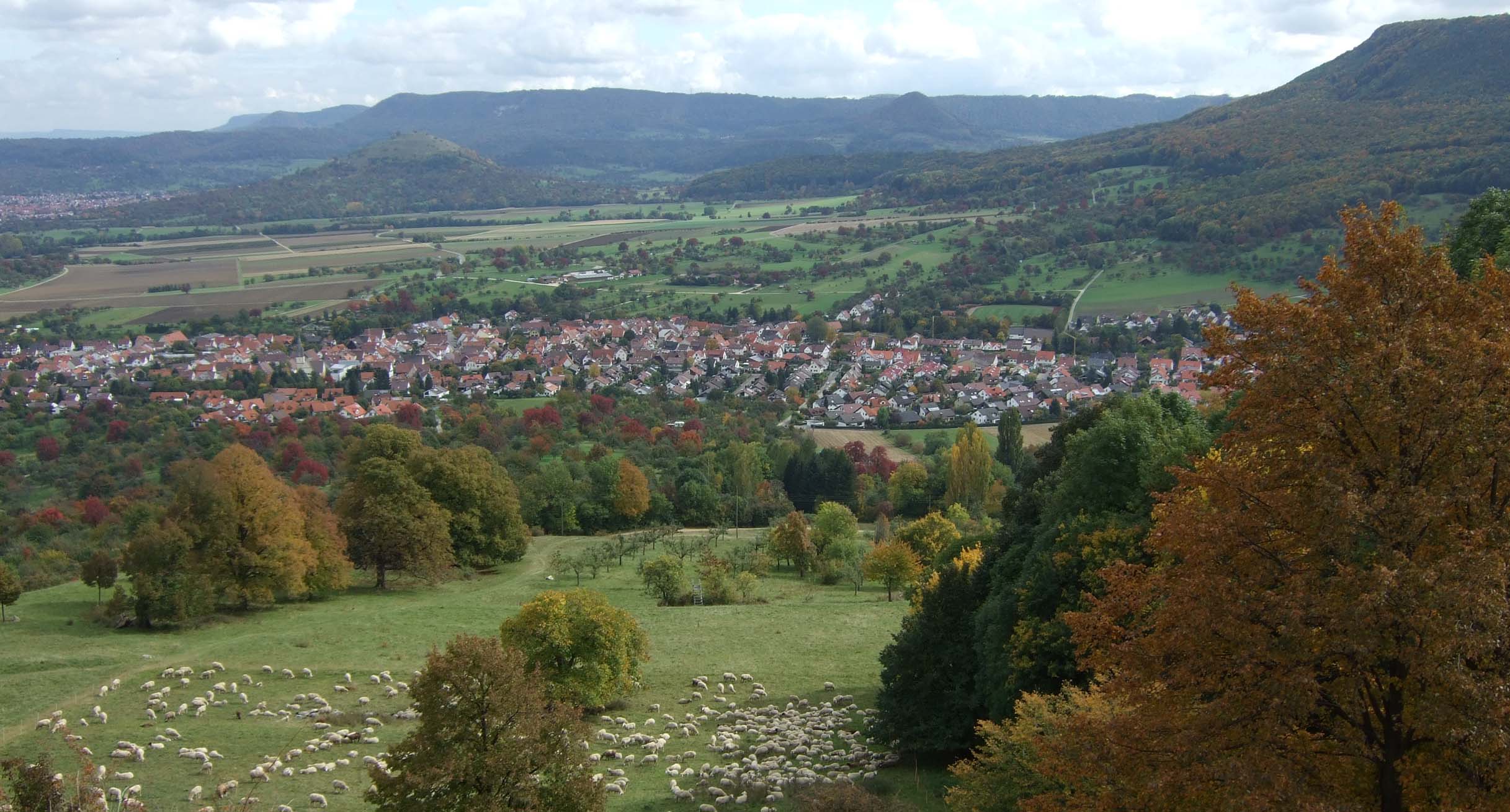 Biosphärengebiet Schwäbische Alb - Blick von Teck