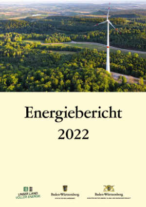Titelblatt der Broschüre Energiebericht 2022