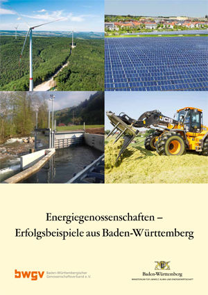 Cover der Broschüre: Energiegenossenschaften - Erfolgsbeispiele aus Baden-Württemberg