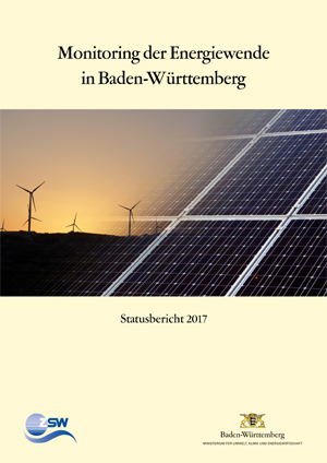Titelblatt des Statusberichts zum Monitoring der Energiewende in Baden-Württemberg