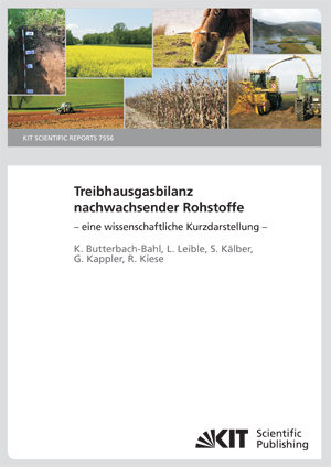 Titelblatt der Broschüre Treibhausgasbilanz nachwachsender Rohstoffe : eine wissenschaftliche Kurzdarstellung