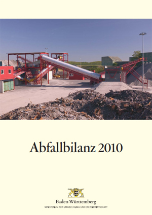 Titelblatt der Abfallbilanz 2010